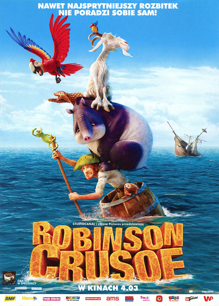 Ulotka filmu 'Robinson Crusoe (przód - wersja B)'