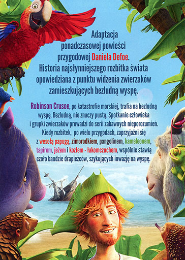 Tył ulotki filmu 'Robinson Crusoe'