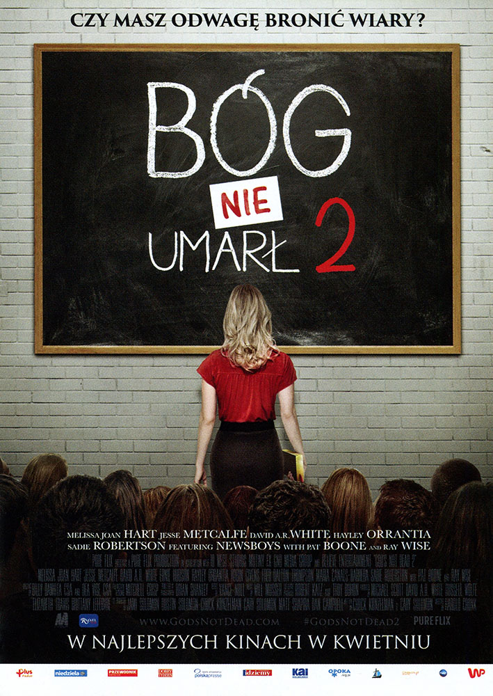 Ulotka filmu 'Bóg Nie Umarł 2 (przód)'