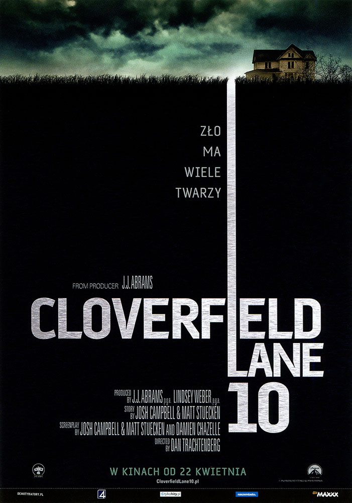 Ulotka filmu 'Cloverfield Lane 10 (przód)'