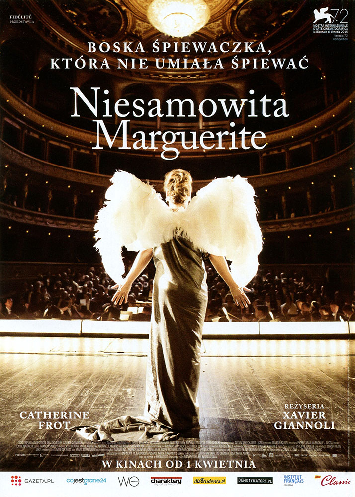 Ulotka filmu 'Niesamowita Marguerite (przód)'