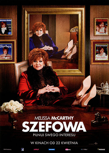 Przód ulotki filmu 'Szefowa'