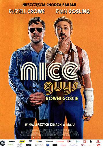 Przód ulotki filmu 'Nice Guys. Równi Goście'