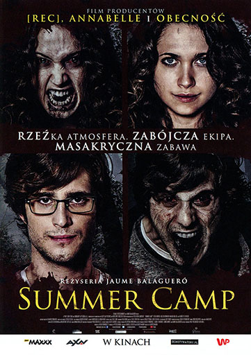 Przód ulotki filmu 'Summer Camp'