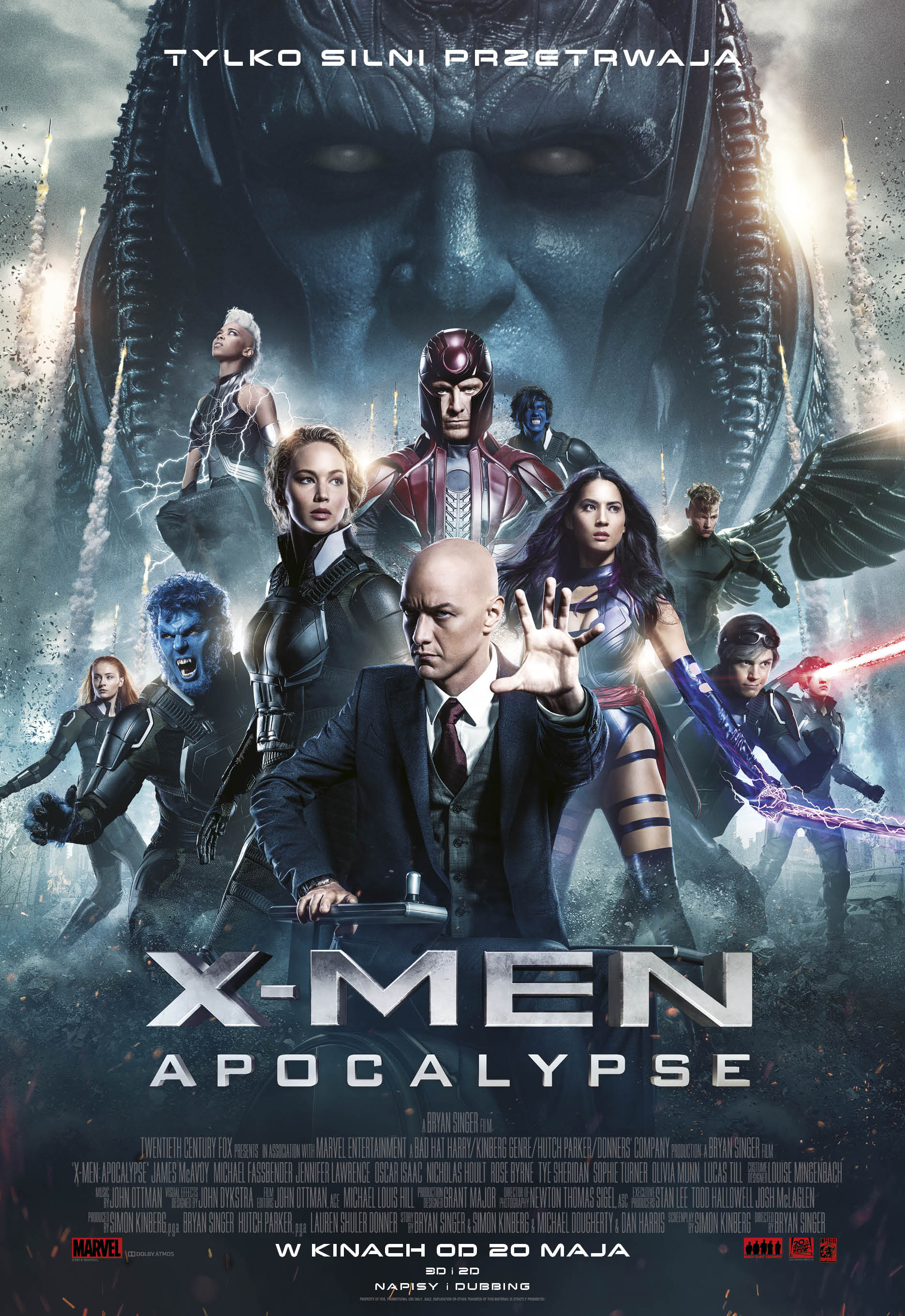 Polski plakat filmu 'X-Men: Apocalypse'