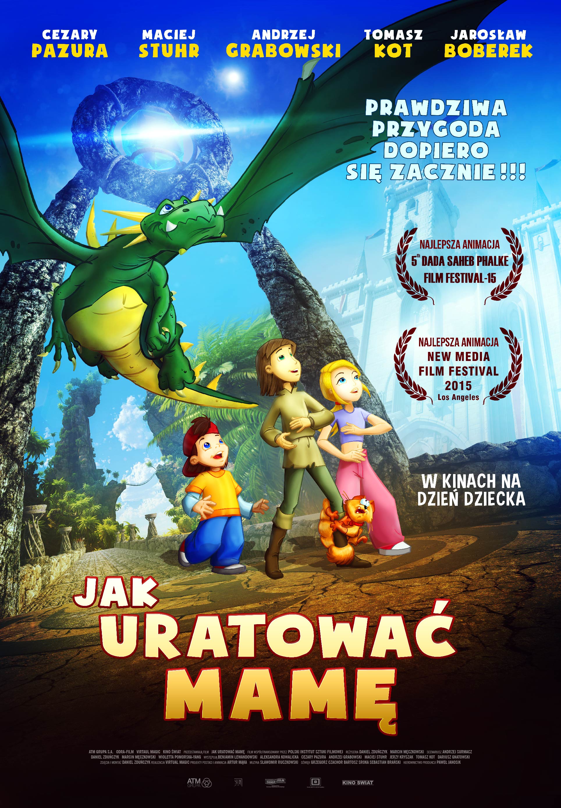 Polski plakat filmu 'Jak Uratować Mamę'