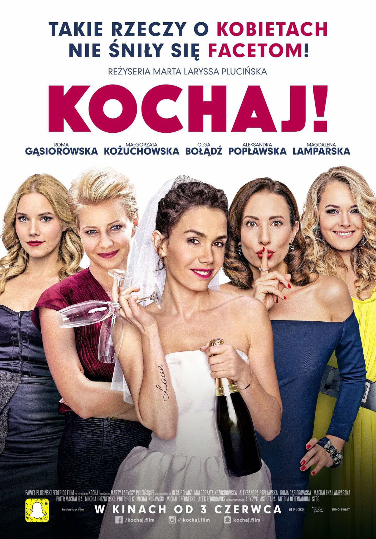 Polski plakat filmu 'Kochaj'