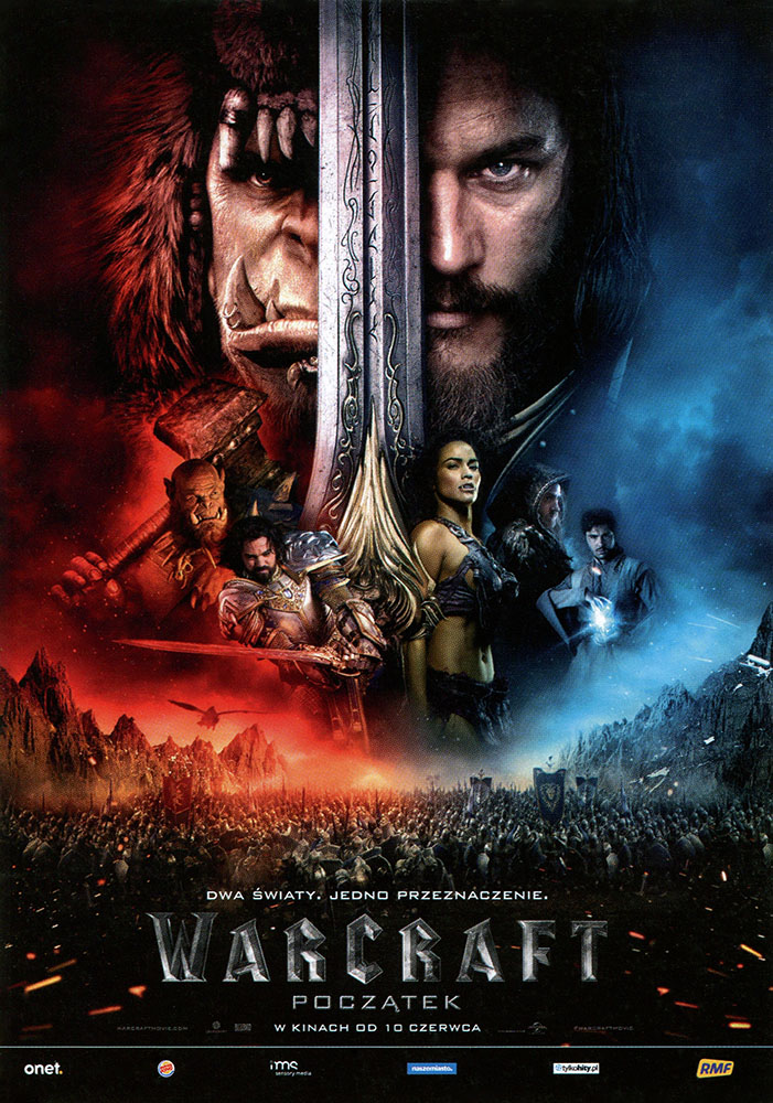 Ulotka filmu 'Warcraft: Początek (przód)'