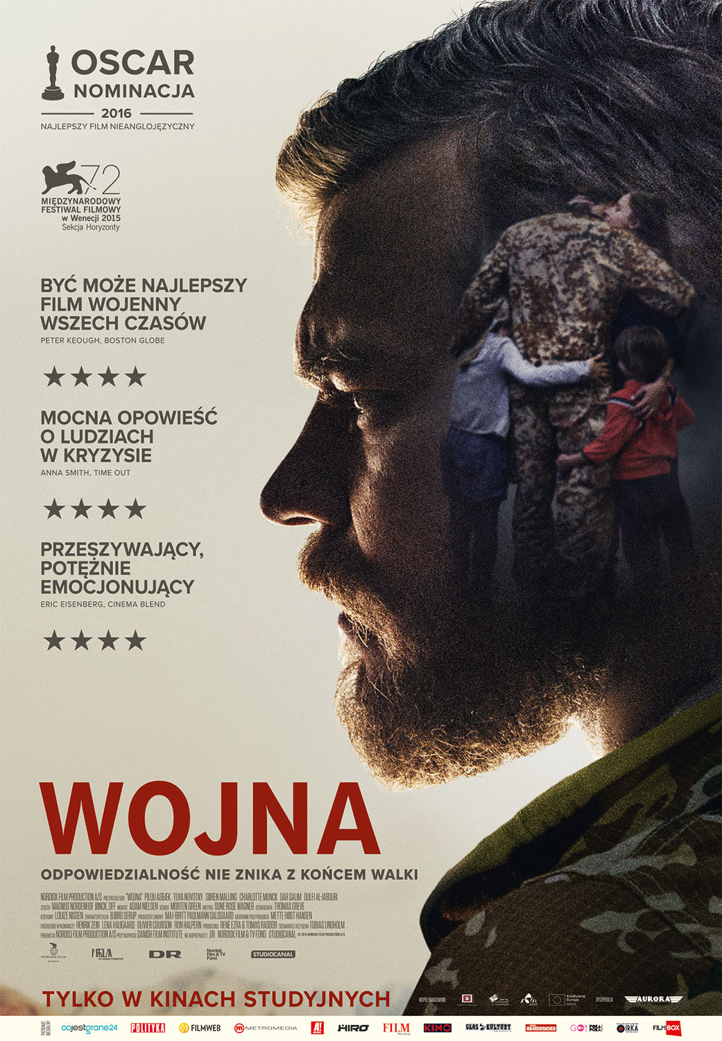 Polski plakat filmu 'Wojna'