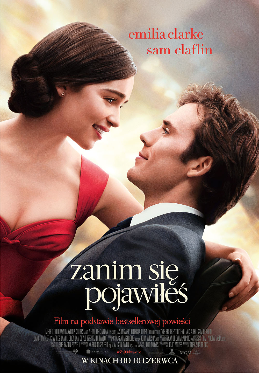 Polski plakat filmu 'Zanim Się Pojawiłeś'