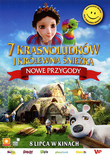 Przód ulotki filmu '7 Krasnoludków i Królewna Śnieżka - Nowe Przygody'