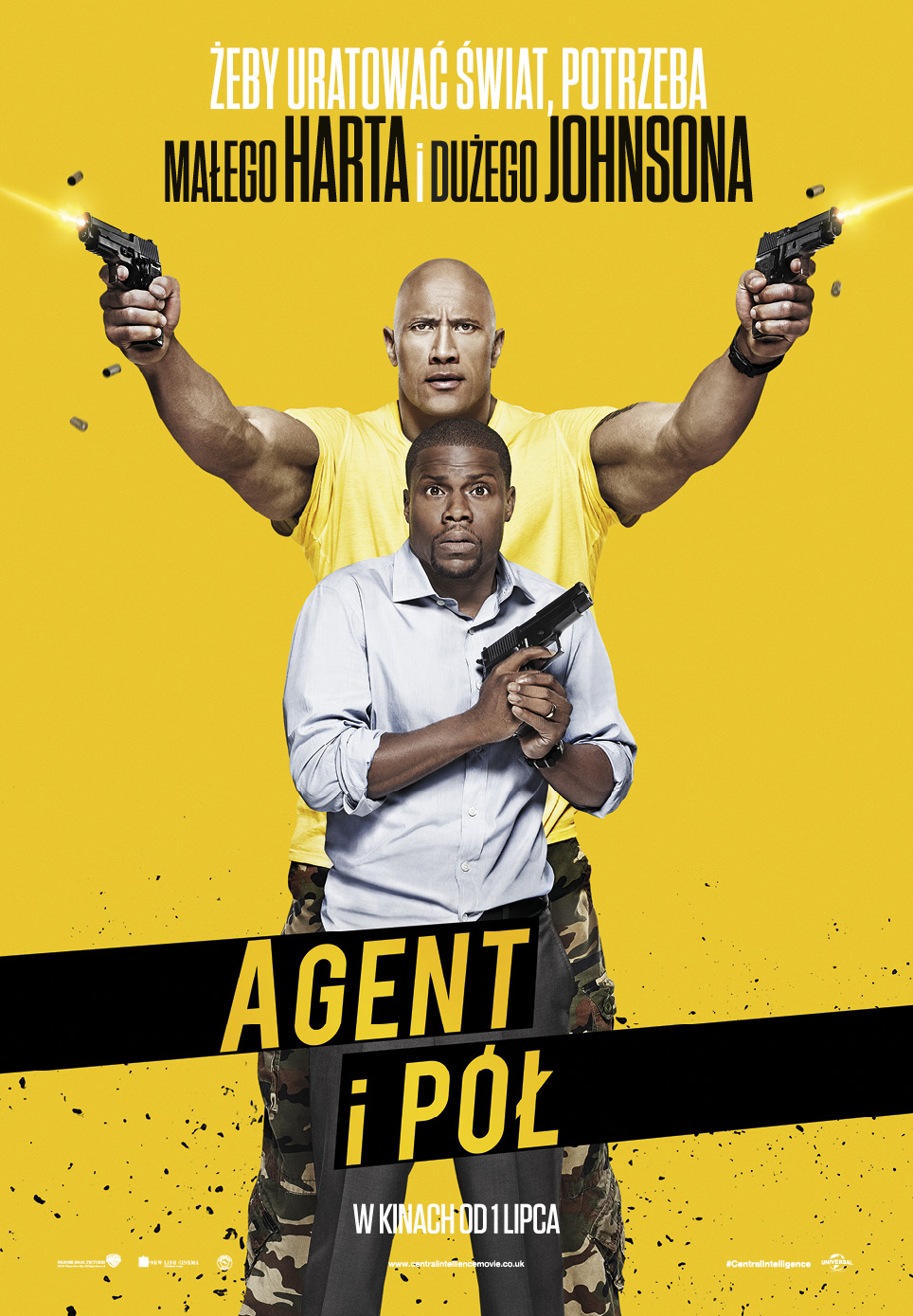 Polski plakat filmu 'Agent i Pół'