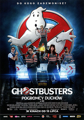 Przód ulotki filmu 'Ghostbusters. Pogromcy Duchów'