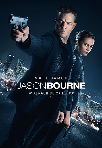 Polski plakat filmu 'Jason Bourne'