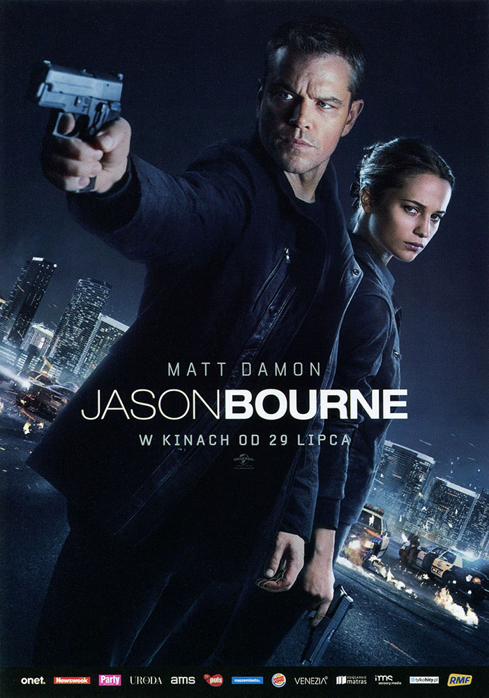 Ulotka filmu 'Jason Bourne (przód)'