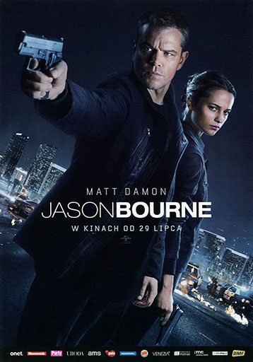 Przód ulotki filmu 'Jason Bourne'