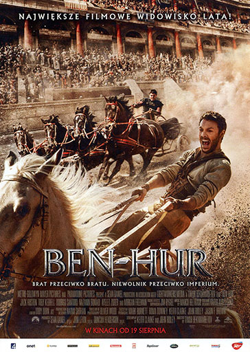 Przód ulotki filmu 'Ben-Hur'