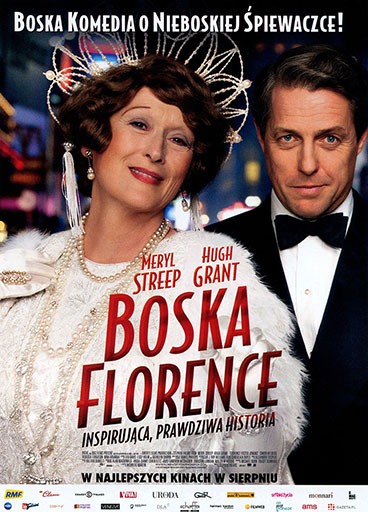 Przód ulotki filmu 'Boska Florence'