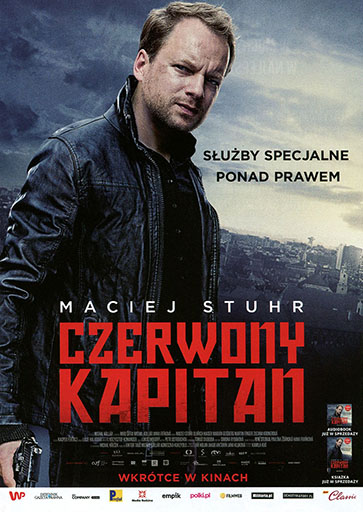 Przód ulotki filmu 'Czerwony kapitan'