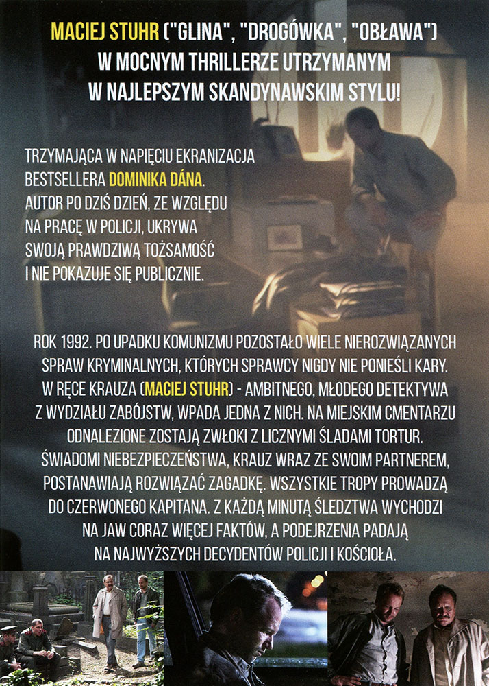 Ulotka filmu 'Czerwony Kapitan (tył)'