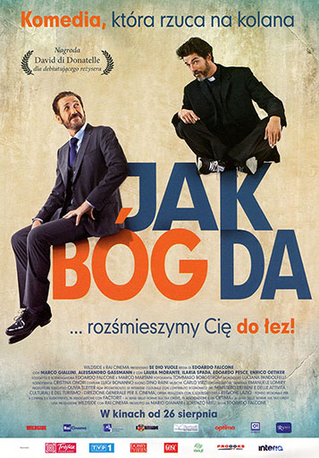 Przód ulotki filmu 'Jak Bóg da'