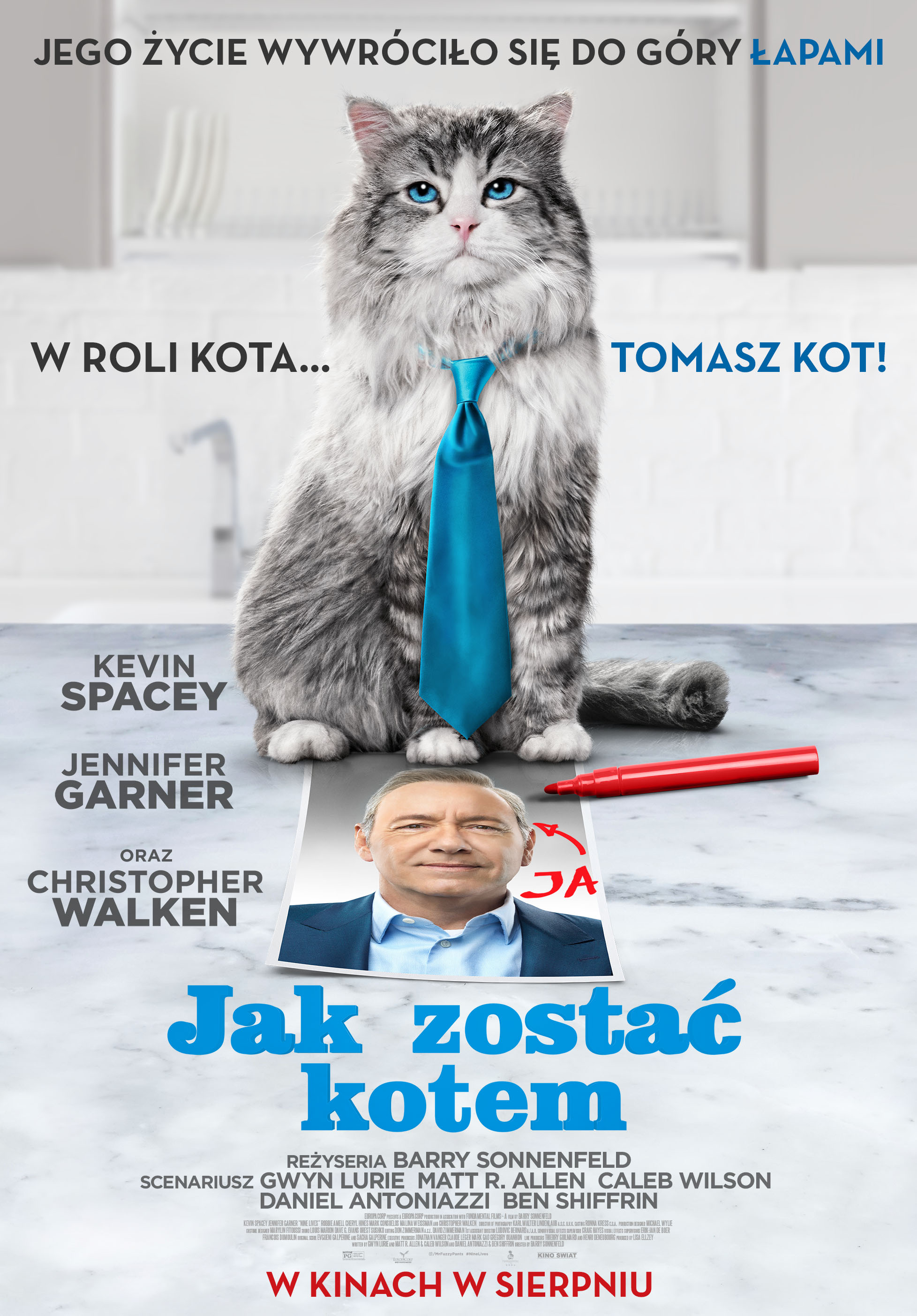 Polski plakat filmu 'Jak Zostać Kotem'