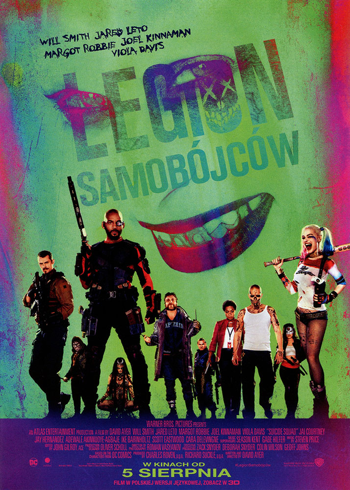 Ulotka filmu 'Legion Samobójców (przód)'