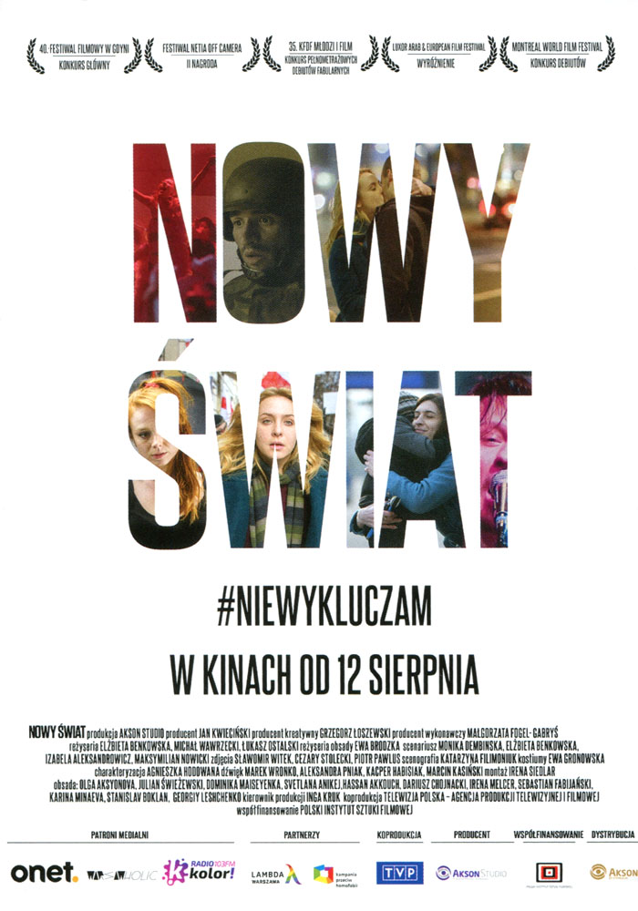 Ulotka filmu 'Nowy Świat (przód)'