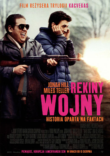 Przód ulotki filmu 'Rekiny wojny'