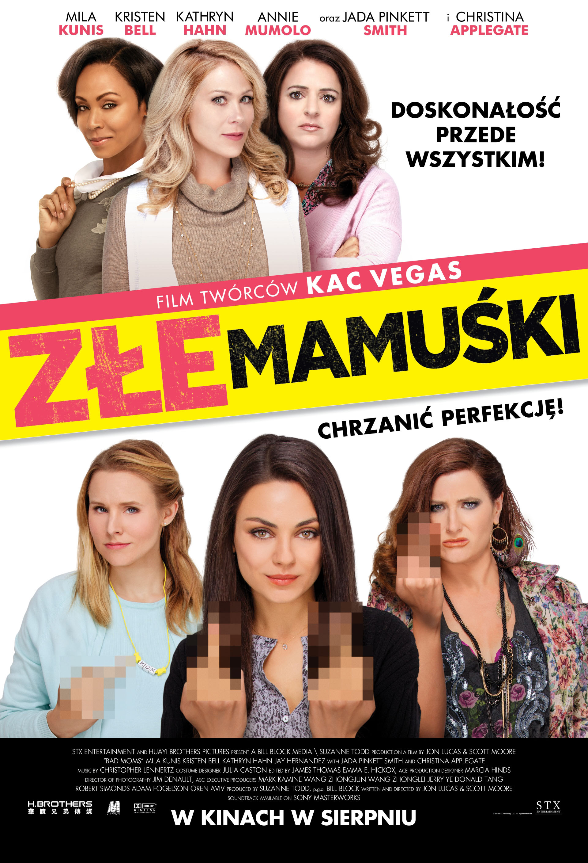 Polski plakat filmu 'Złe Mamuśki'