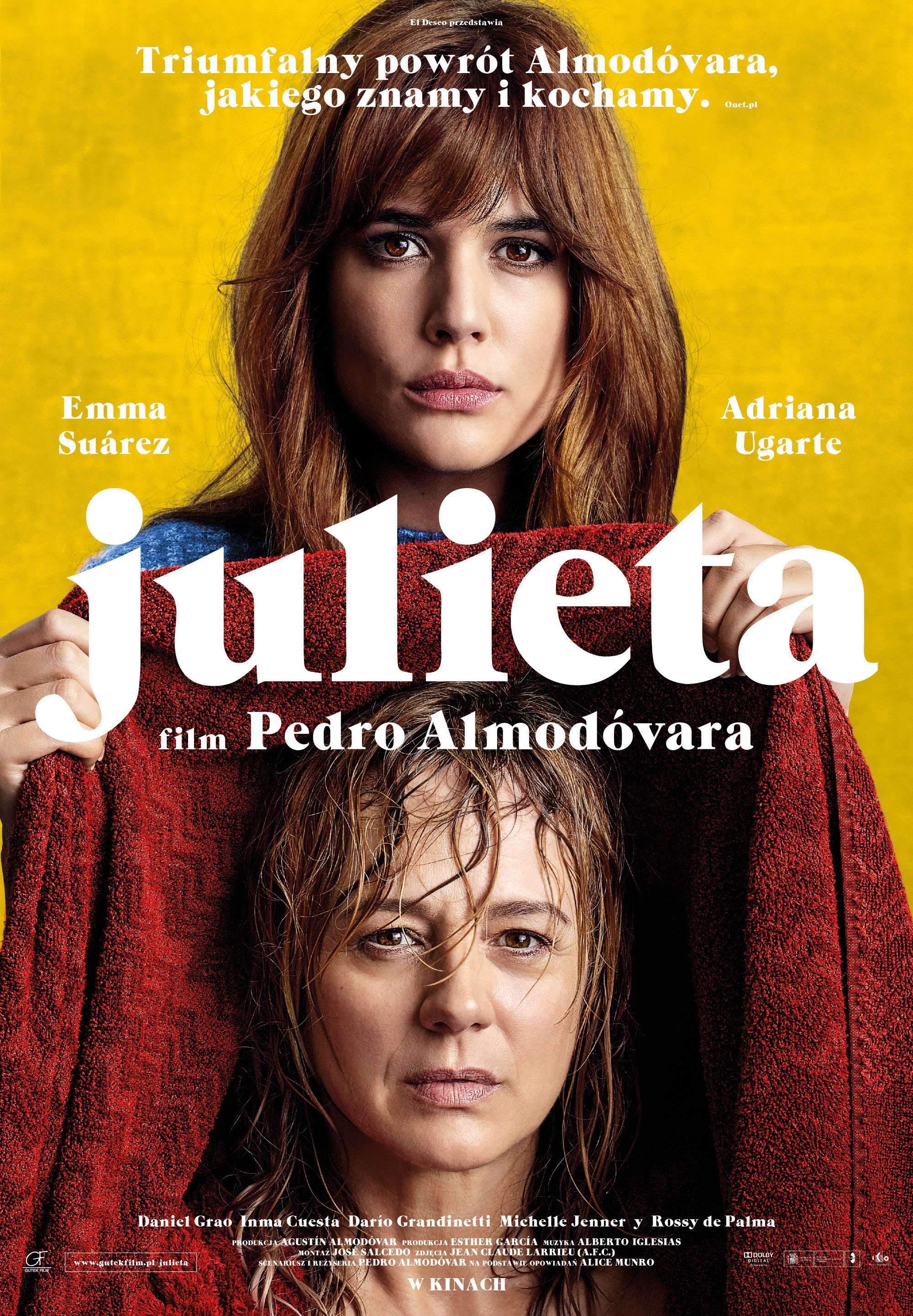 Polski plakat filmu 'Julieta'