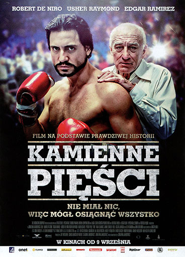 Przód ulotki filmu 'Kamienne pięści'