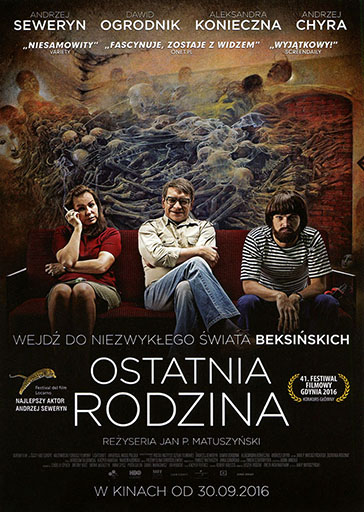 Przód ulotki filmu 'Ostatnia Rodzina'