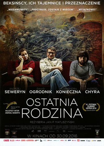 Przód ulotki filmu 'Ostatnia rodzina'