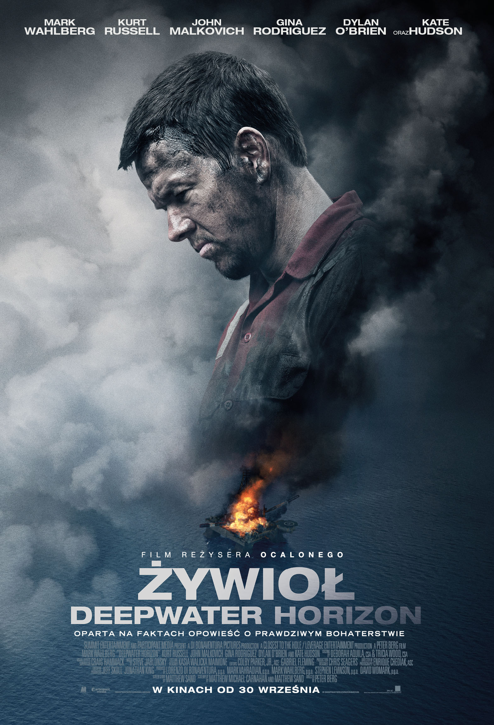 Polski plakat filmu 'Żywioł. Deepwater Horizon'