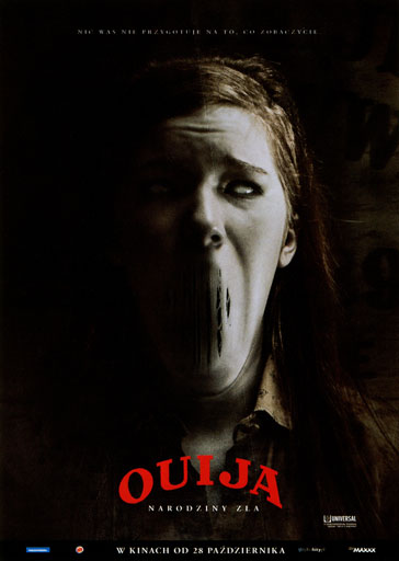 Przód ulotki filmu 'Ouija: Narodziny Zła'