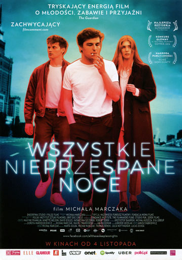 Przód ulotki filmu 'Wszystkie nieprzespane noce'