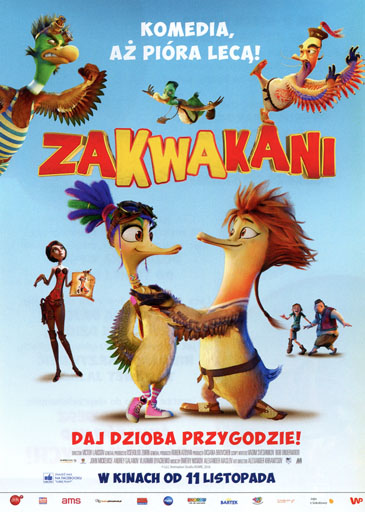 Przód ulotki filmu 'Zakwakani'