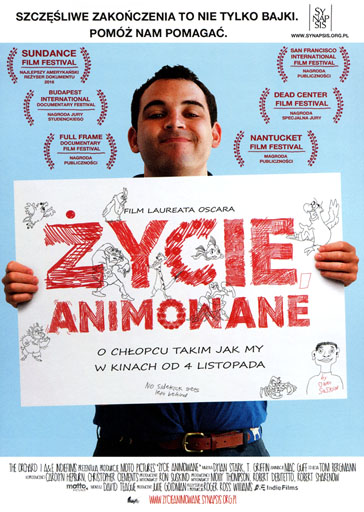 Przód ulotki filmu 'Życie Animowane'