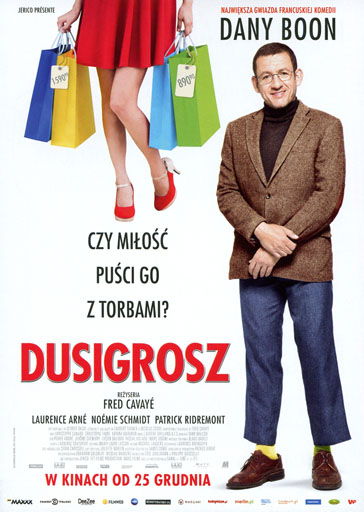 Przód ulotki filmu 'Dusigrosz'