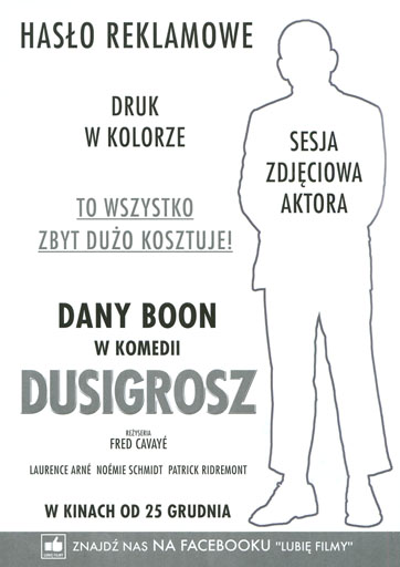 Tył ulotki filmu 'Dusigrosz'