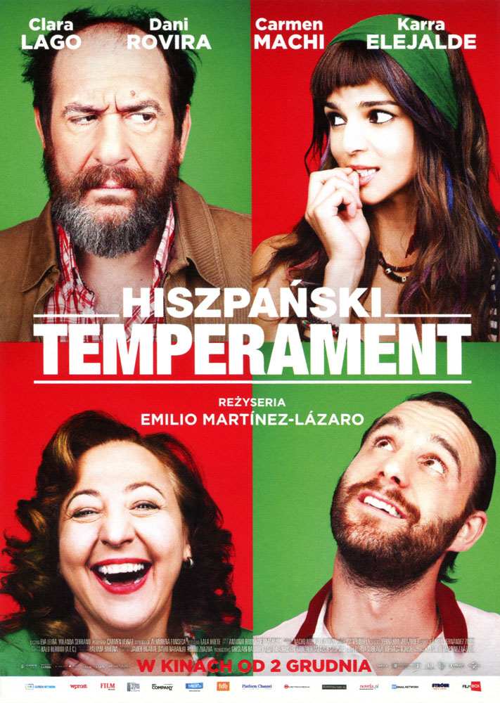 Ulotka filmu 'Hiszpański Temperament (przód)'