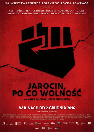 Przód ulotki filmu 'Jarocin. Po Co Wolność'