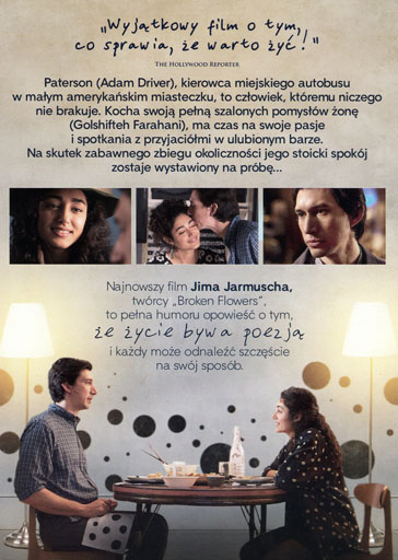 Tył ulotki filmu 'Paterson'