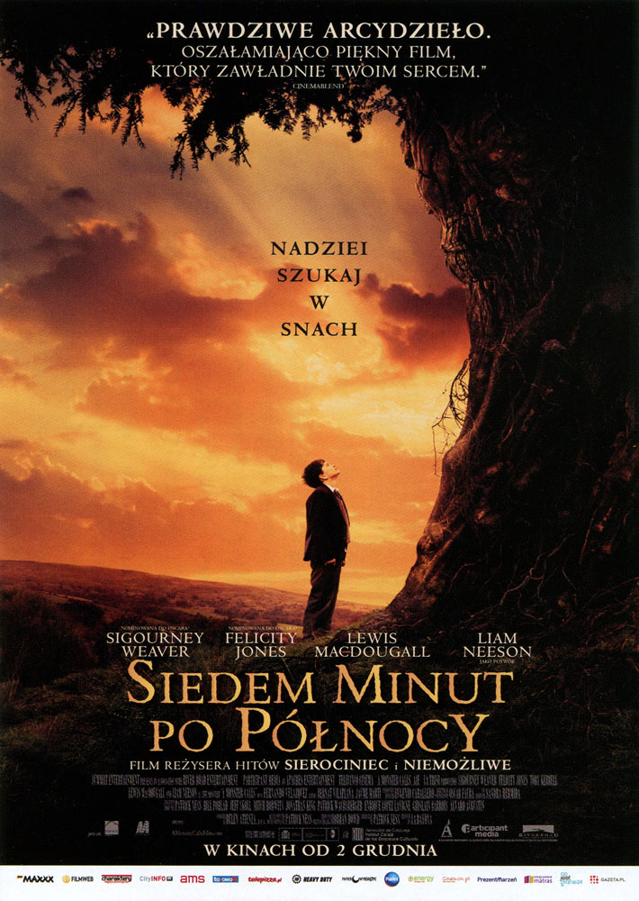 Ulotka filmu 'Siedem Minut Po Północy (przód)'