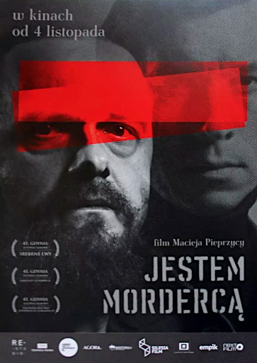 Przód ulotki filmu 'Jestem Mordercą'