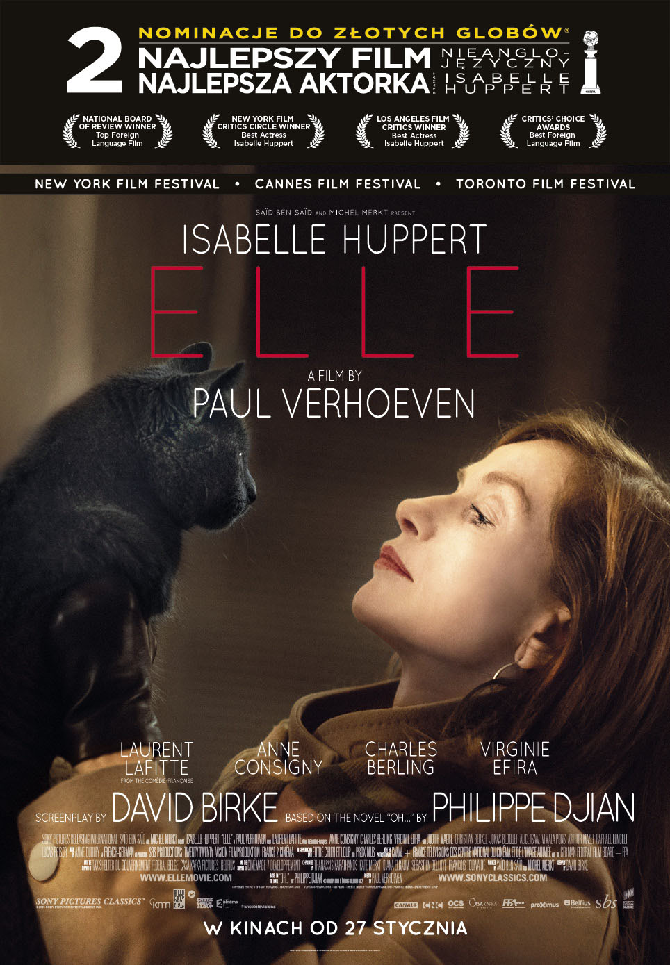 Polski plakat filmu 'Elle'