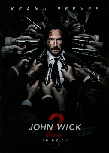 Przód ulotki filmu 'John Wick 2'