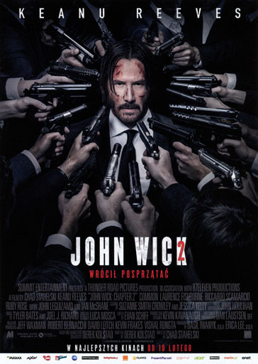 Przód ulotki filmu 'John Wick 2'