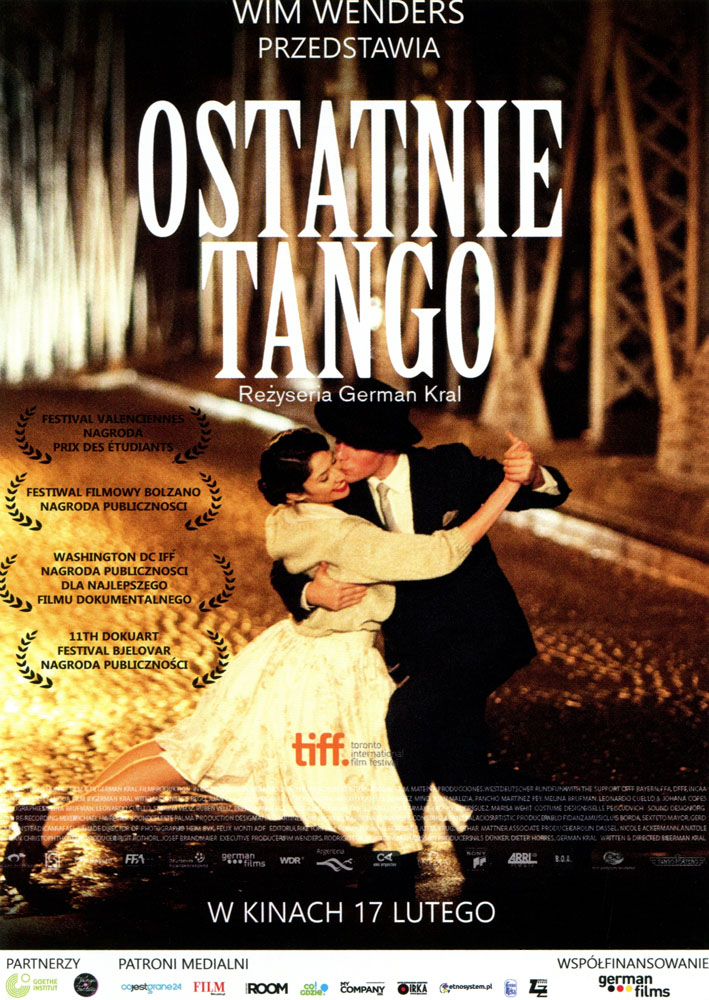 Ulotka filmu 'Ostatnie Tango (przód)'